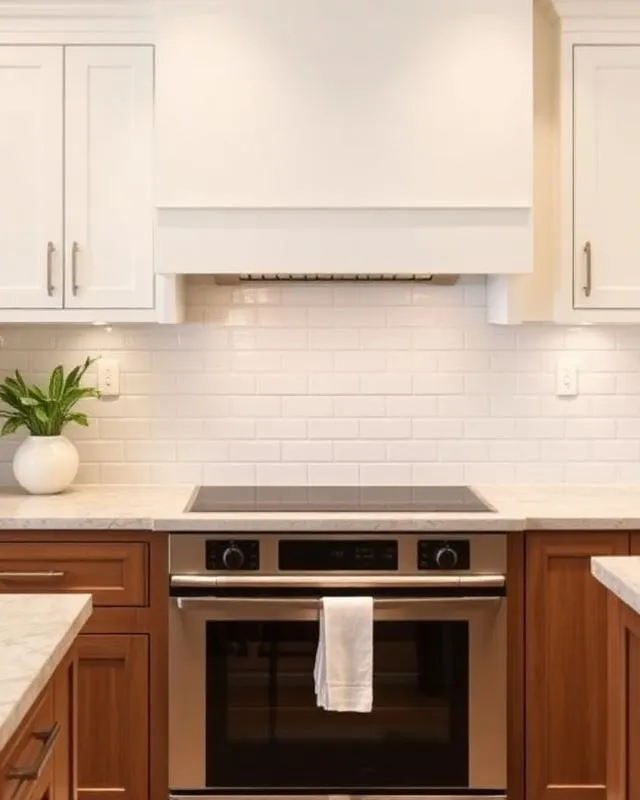 Kitchen backsplash installation